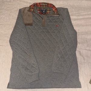 Southern Marsh Quilted Quarter-Zip Pullover (Large)